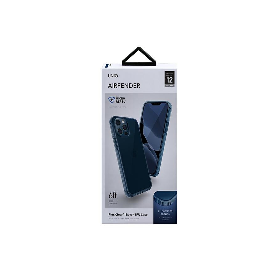 Dėklas UNIQ etui Air Fender iPhone 12 Pro Max 6,7" mėlynas/nautical mėlynas – 4