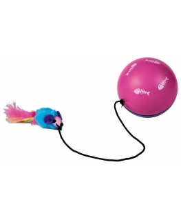 Trixie BALL WITH MOTOR AND MOUSE 9cm