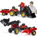 FALK Supercharger mining tractor with bucket and trailer FALK Supercharger mining tractor with bucket and trailer