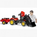 FALK Supercharger mining tractor with bucket and trailer FALK Supercharger mining tractor with bucket and trailer