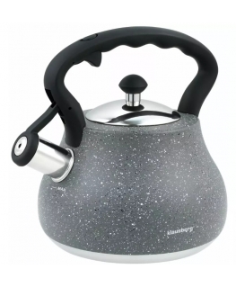 Tradicionālā tējkanna 2,7l pelēka marmora Klausberg. KB 7447
