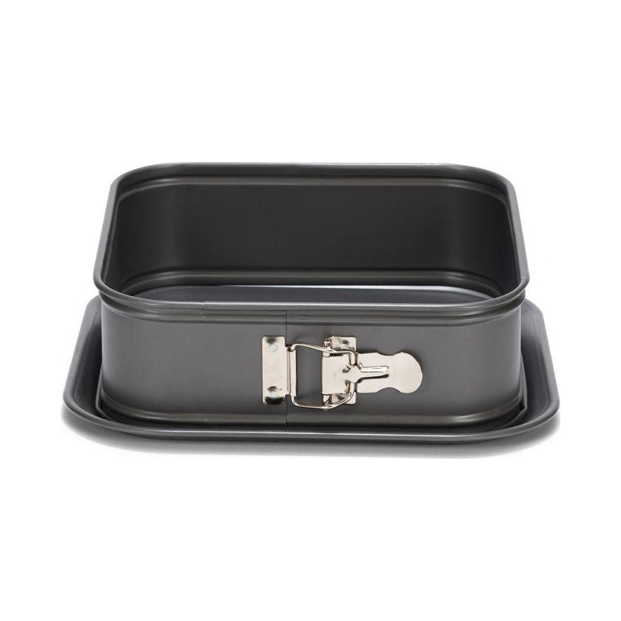 Patisse step square 24 x 24 x 9.5 cm gray steel
