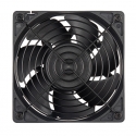 Silverstone FHS 120X Datora korpusam Ventilators 12 cm Melns 1 pcs