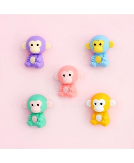 IWAKO erasers - puzzle set "Colorz Monkey"