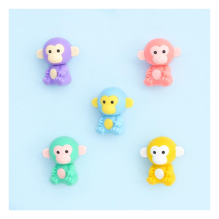 IWAKO erasers - puzzle set "Colorz Monkey" – 3
