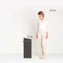 Brabantia Touch Bin Ovāls Tērauds Brabantia Touch Bin Ovāls Tērauds