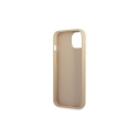 Case Guess GUHCP14LPSATLE iPhone 14 Pro 6.1 inch Sand/Beige Solid SaffianoTriangle Logo