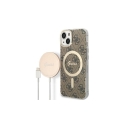 Guess set Case + Charger for iPhone 14 Pro 6,1" GUBPP14LH4EACSW ruda BP Magsafe Case + Charger 4G
