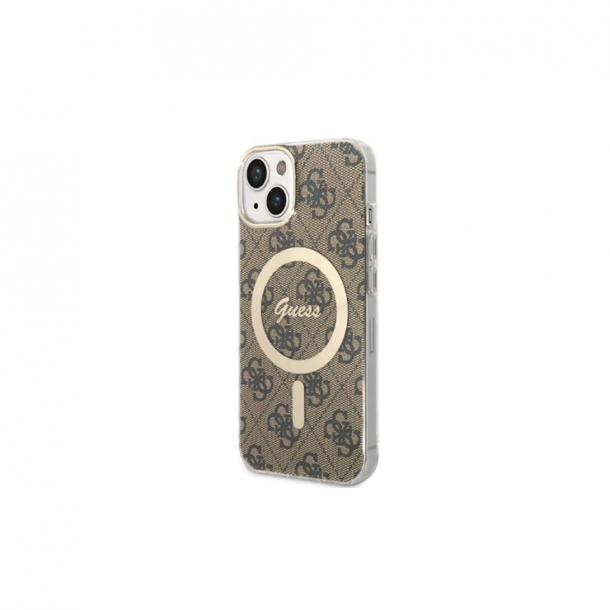 Guess set Case + Charger for iPhone 14 Pro 6.1" GUBPP14LH4EACSW brown BP Magsafe Case + Charger 4G – 3