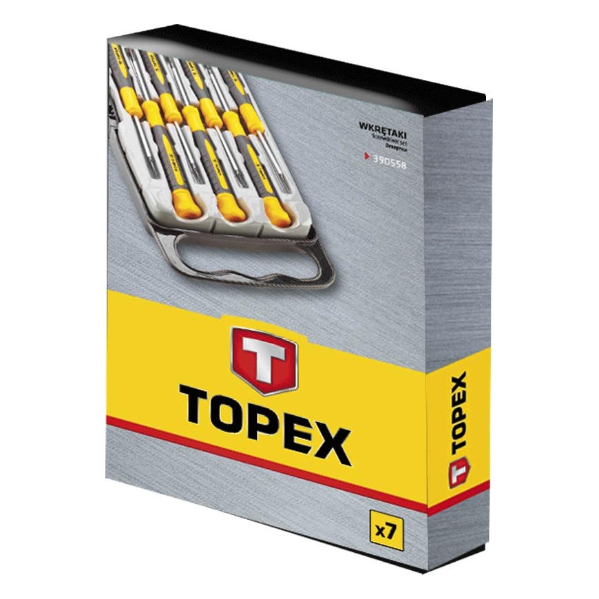 Topex Precision screwdrivers, 7 pcs – 3