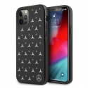 Mercedes MEHCP12LESPBK iPhone 12 Pro Max 6.7" Black Hard Case Silver Stars