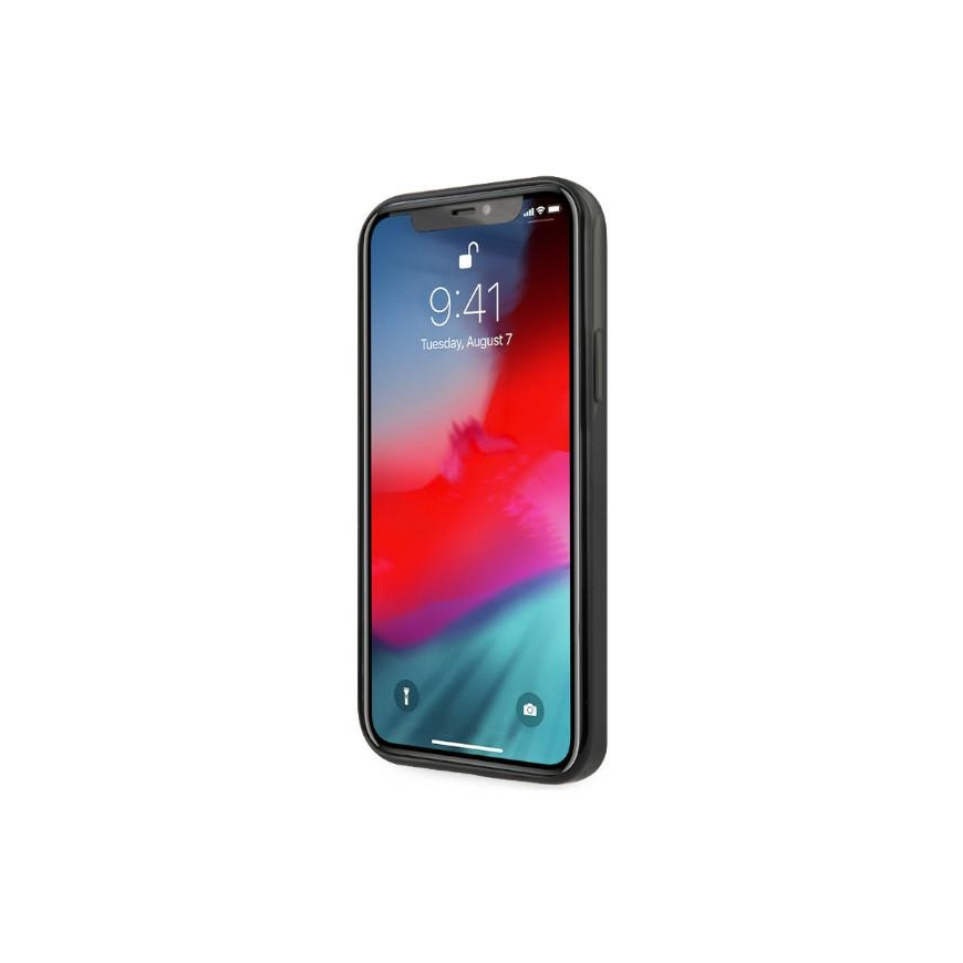 Mercedes MEHCP12LESPBK iPhone 12 Pro Max 6.7" Black Hard Case Silver Stars – 5