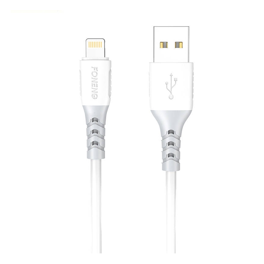 USB to Lightning Cable Foneng X66, 20W, 3A, 1m (white)