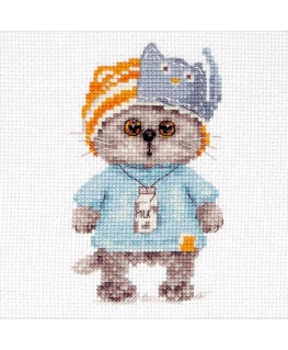 Beldizart Cross stitch kit "Basik baby cat" S0-230