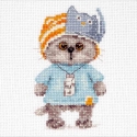 Beldizart Cross stitch kit "Basik baby cat" S0-230 Beldizart Cross stitch kit "Basik baby cat" S0-230