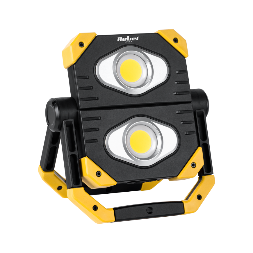 Rebel 2XCOB LED nešiojamas prožektorius – 3