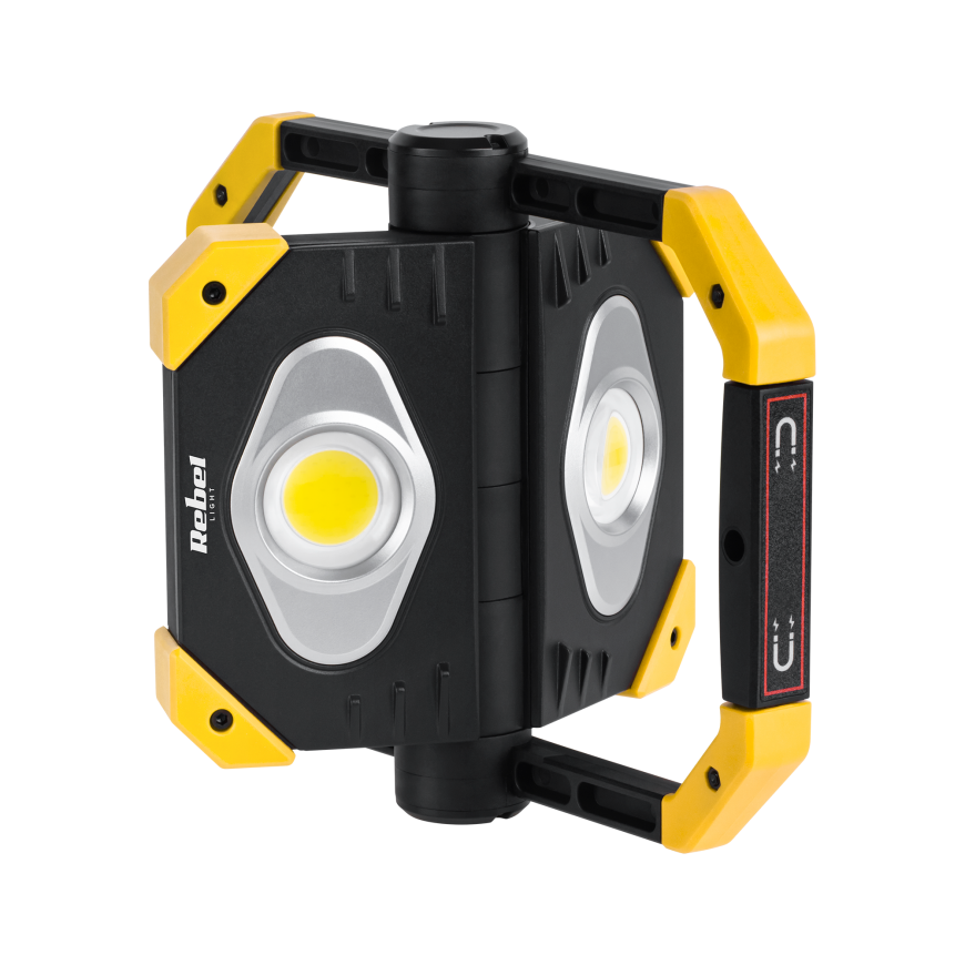 Rebel 2XCOB LED nešiojamas prožektorius – 5