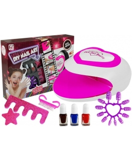 Lean Cars Children's nail polish set + lamp