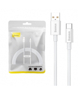 Cable USB to USB-C Baseus Superior 100W 2m (white)
