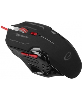 Mouse computer Esperanza 6D EGM403R (Optical, 2400 DPI, black color, red color