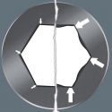 Atsuktuvo antgalis WERA 840/4 Z Hex-Plus 89mm 5 mm Atsuktuvo antgalis WERA 840/4 Z Hex-Plus 89mm 5 mm