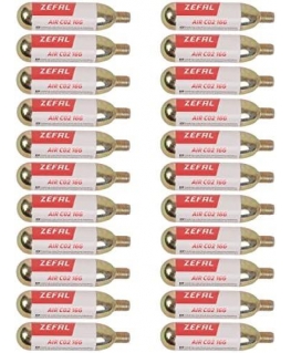 ZEFAL 16G CO2 inflation heads, 20 pcs.
