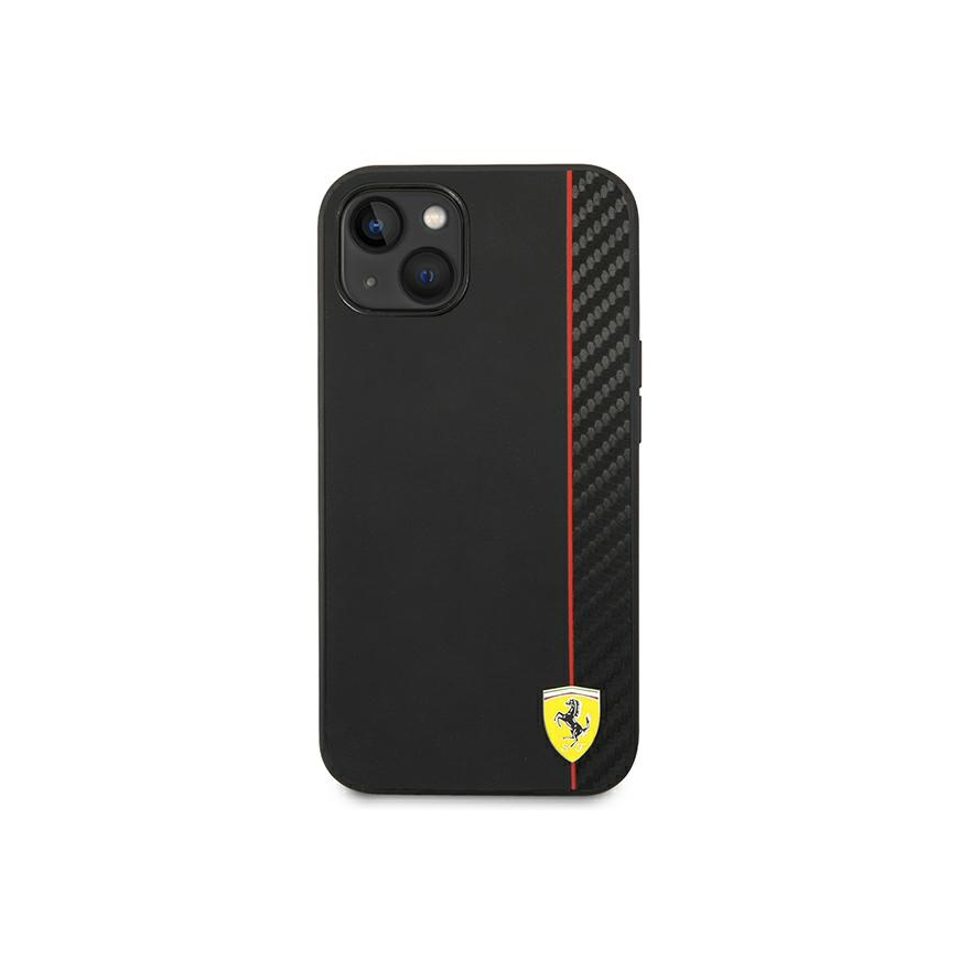 Ferrari FEHCP14MAXBK iPhone 14 Plus 6.7" Black/Black Hard Carbon Case – 5