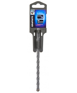 Graphite Betono grąžtas, SDS Plus, 12 x 600 mm, S4, quatro