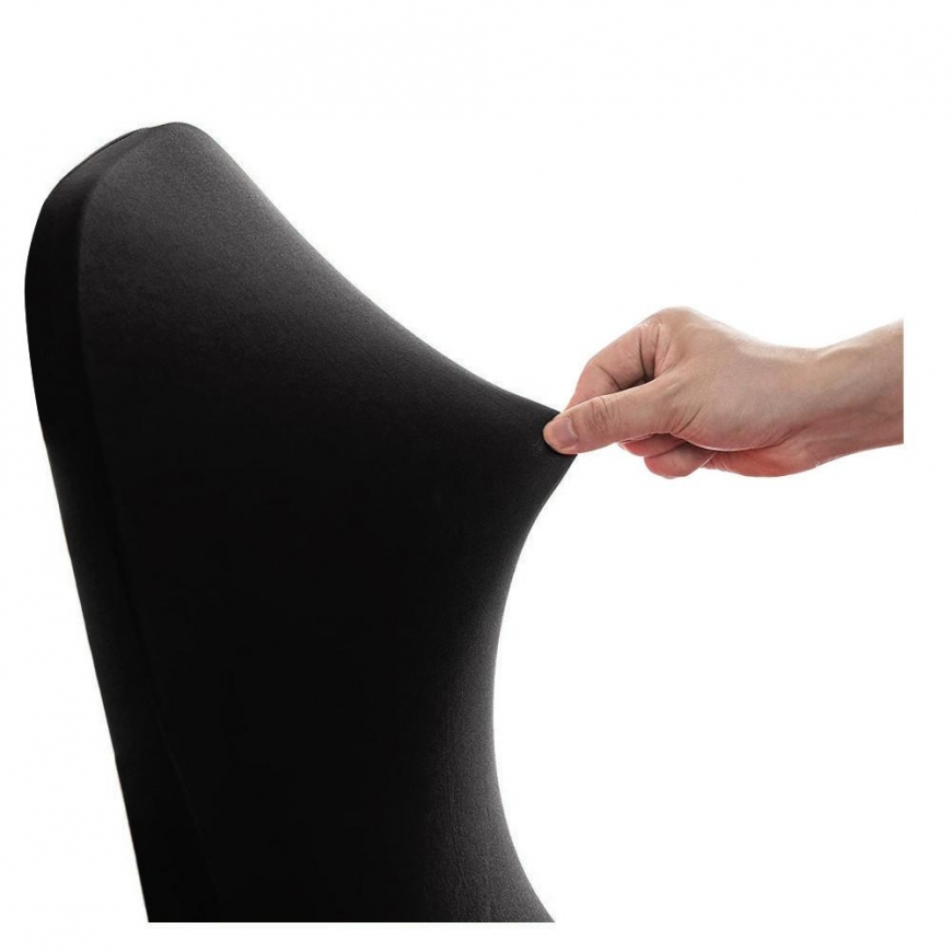 GreenBlue Blue GB373 Black Dining Chair Flexible Material Cover, 88 x 50 x 45 cm, Spandex – 4