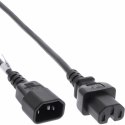 InLine 16811 Black 2 m C15 coupler IEC C14 InLine 16811 Black 2 m C15 coupler IEC C14