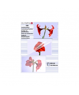 Olympia 1x100 DIN A6 125 micron ламинирующий карман 100 шт