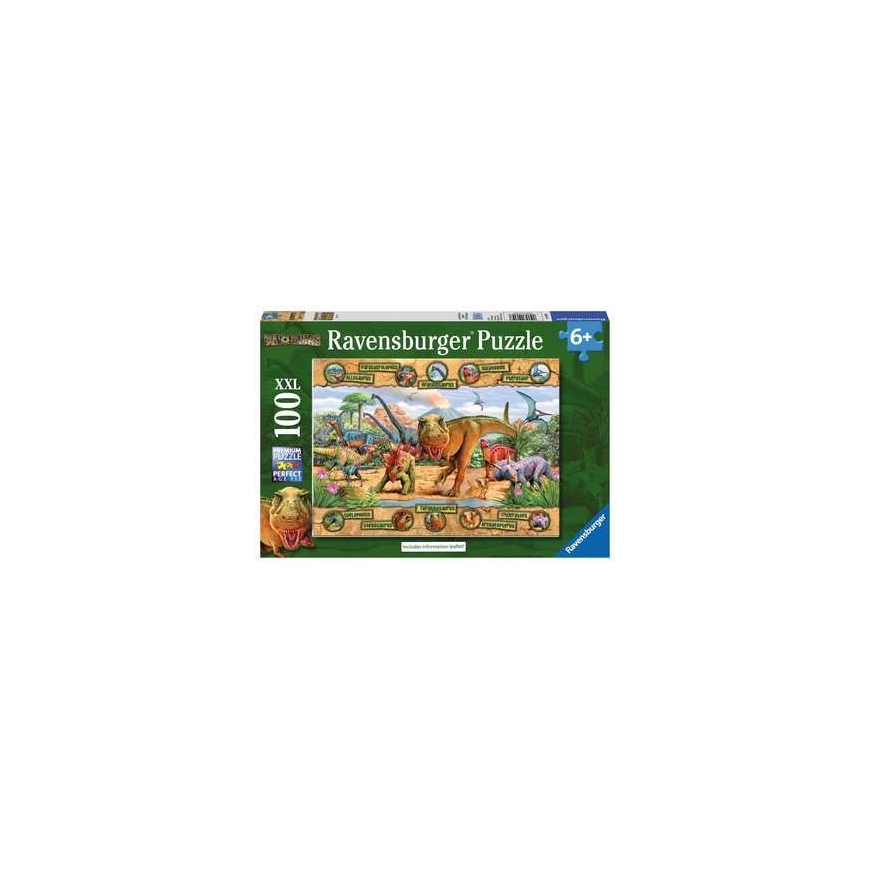 Ravensburger Dinosaurs XXL100 Puzle 100 pcs