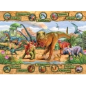 Ravensburger Dinosaurs XXL100 Dėlionė 100 vnt Dinozaurai Ravensburger Dinosaurs XXL100 Dėlionė 100 vnt Dinozaurai
