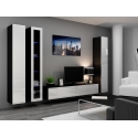 Cama Living room cabinet set VIGO 2 black/white gloss Cama Living room cabinet set VIGO 2 black/white gloss