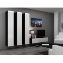 Cama Living room cabinet set VIGO 14 black/white gloss Cama Living room cabinet set VIGO 14 black/white gloss