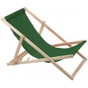 Woodok Beach lounger, wooden green Woodok Beach lounger, wooden green