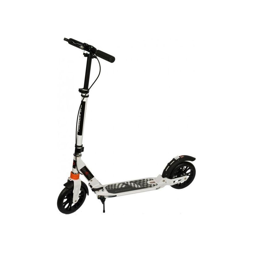 Paspirtukas su diskiniais stabdžiais Enero Ultra Speed, 200mm, baltas – 2