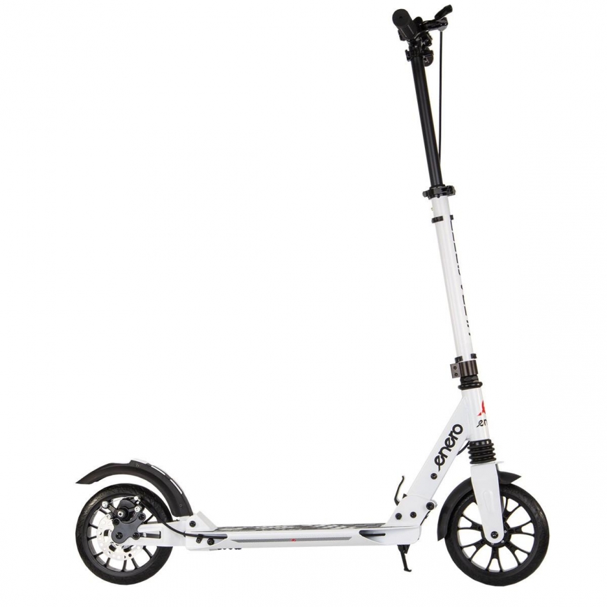 Scooter with disc brakes Enero Ultra Speed, 200mm, white – 4