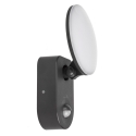 Ceiling light Maclean Energy MCE367 LED wall light with PIR sensor - PC + ALU, 15W (1100lm) Neutral White 4000K IP65 gray