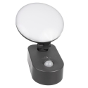 Lubinis šviestuvas Maclean Energy MCE367 LED sieninis šviestuvas su PIR jutikliu - PC + ALU, 15W (1100lm) Neutral Baltas 4000K I Lubinis šviestuvas Maclean Energy MCE367 LED sieninis šviestuvas su PIR jutikliu - PC + ALU, 15W (1100lm) Neutral Baltas 4000K I