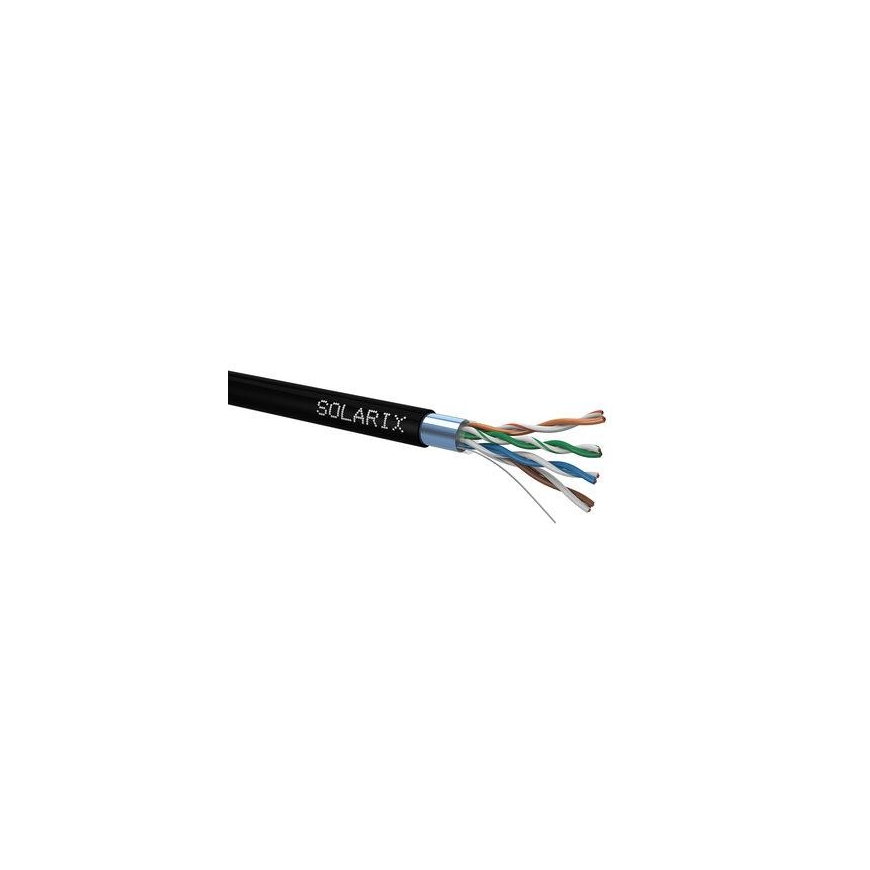 Solarix installation cable Solarix outdoor FTP, Cat5E, cable, PE, 305m box SXKD-5E-FTP-PE – 2