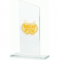 Tryumf Engraved glass trophy + paint filler