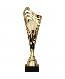 Detail Golden plastic cup