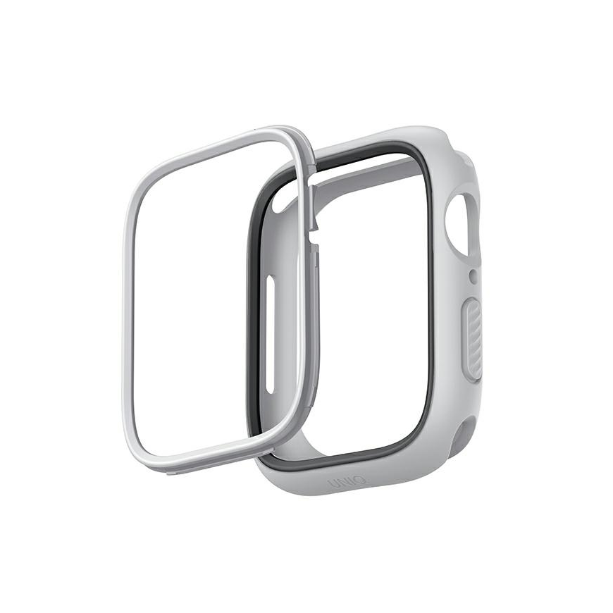 Uniq Išmaniojo laikrodžio Apple 4/5/6/7/8/SE ekrano rėmelis, Pilkos spalvos, 40/41mm