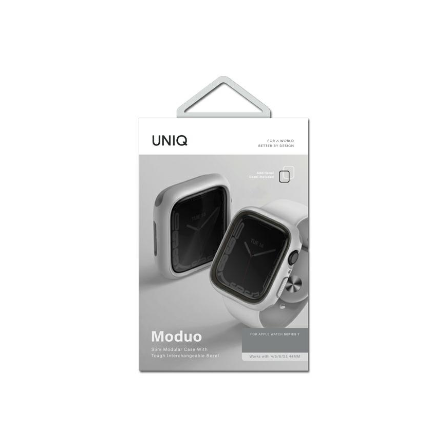Uniq Išmaniojo laikrodžio Apple 4/5/6/7/8/SE ekrano rėmelis, Pilkos spalvos, 40/41mm – 4