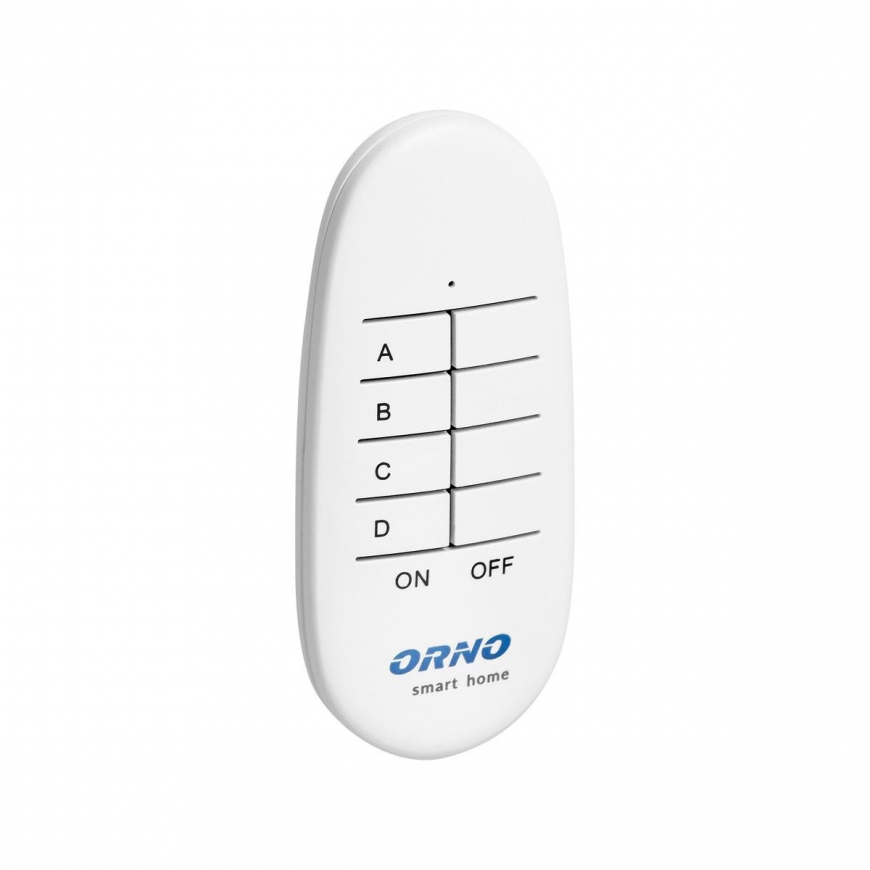 4-channel remote control for ORNO Smart Home recessed relays and sockets – 4