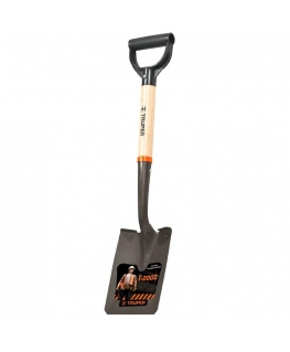 Sodo kastuvas su maža D-tipo rankena 15x38x70cm Truper®