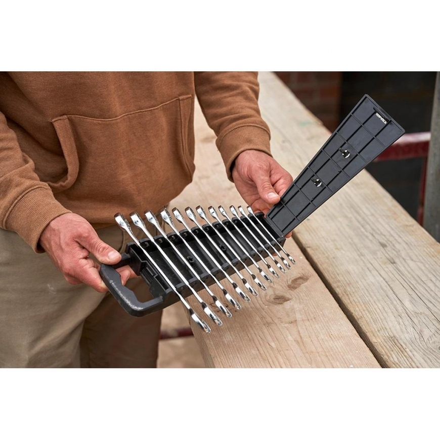 Stanley plokščių dvikilpių veržliarakčių rinkinys 12 vnt 8-19 mm – 3