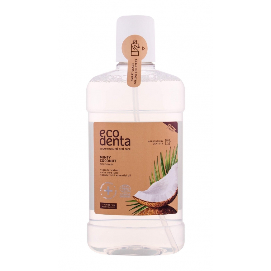 Ecodenta Cosmos Organic Minty Kokosų burnos skalavimo skystis 500ml