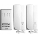 Eura Intercom EURA ADP-47A3 DOPPIO - silver, two-family, hands-free, supports 2 inputs